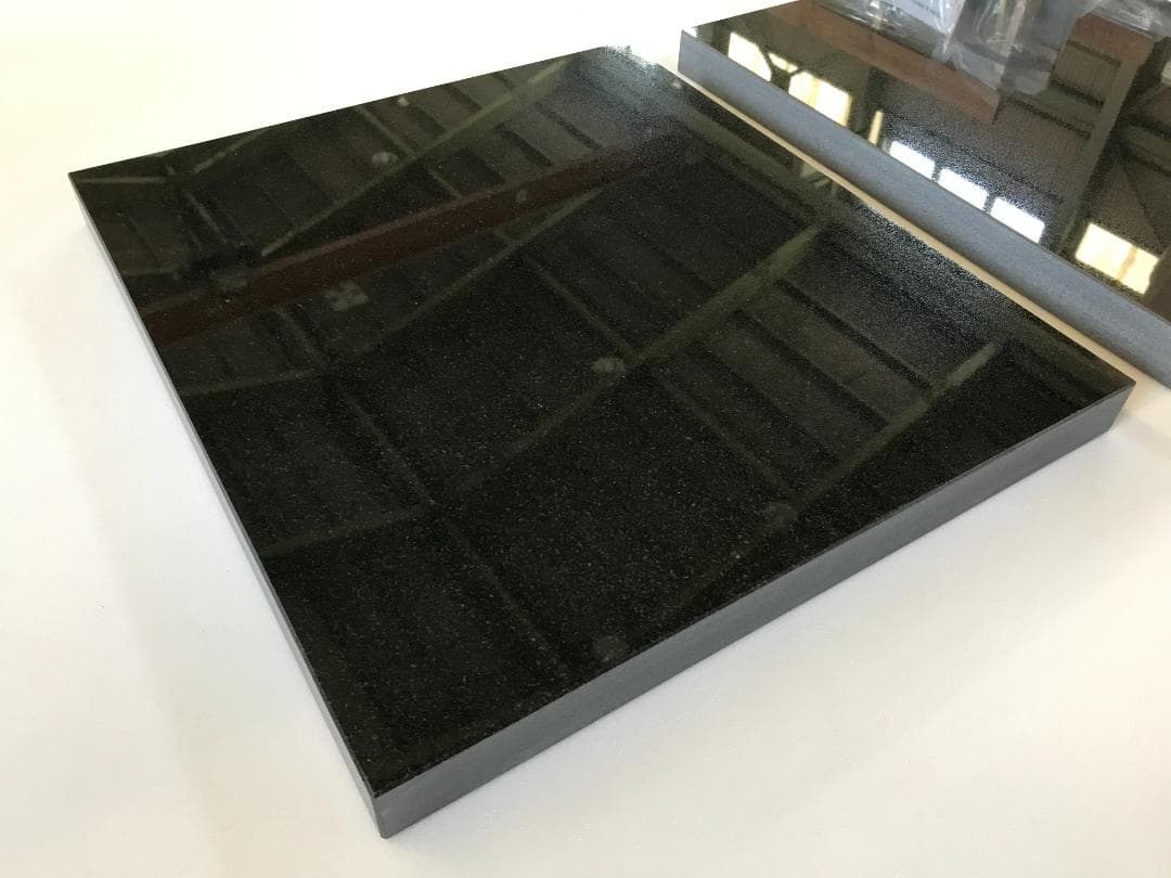 【天庭】高級 天然黒御影石 ●特注作業台・オーディオボード● 2枚●送料込