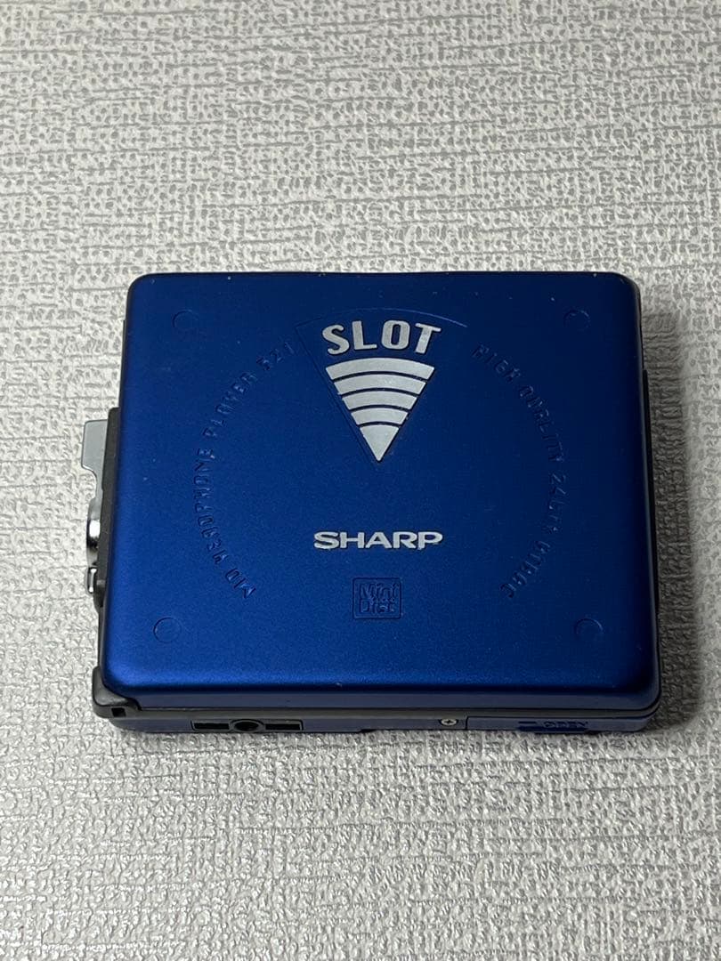 SHARP☆ポータブルMDプレイヤーMD-SS321-A