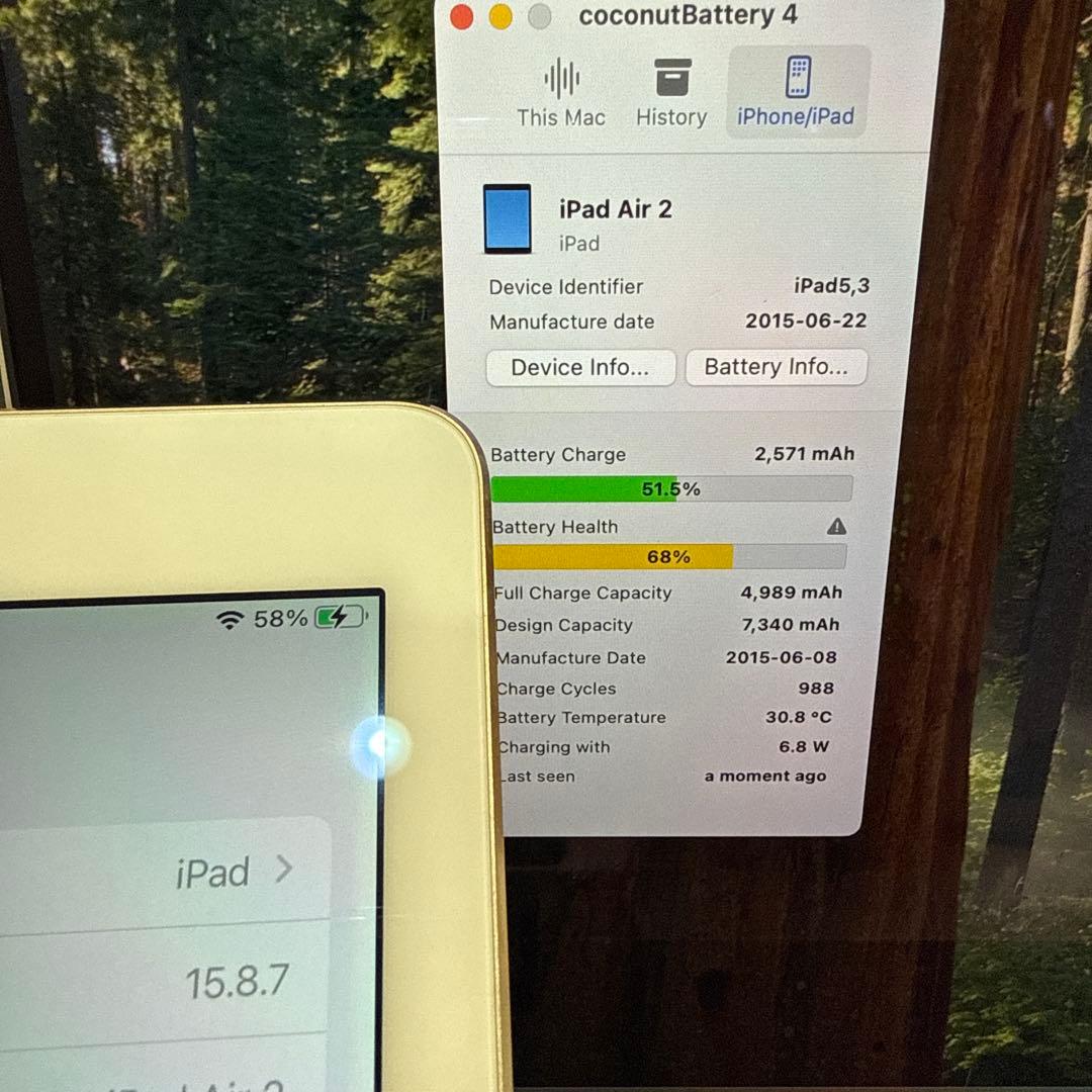 【美品】iPad Air 2 ゴールド 128GB Wi-Fiモデル