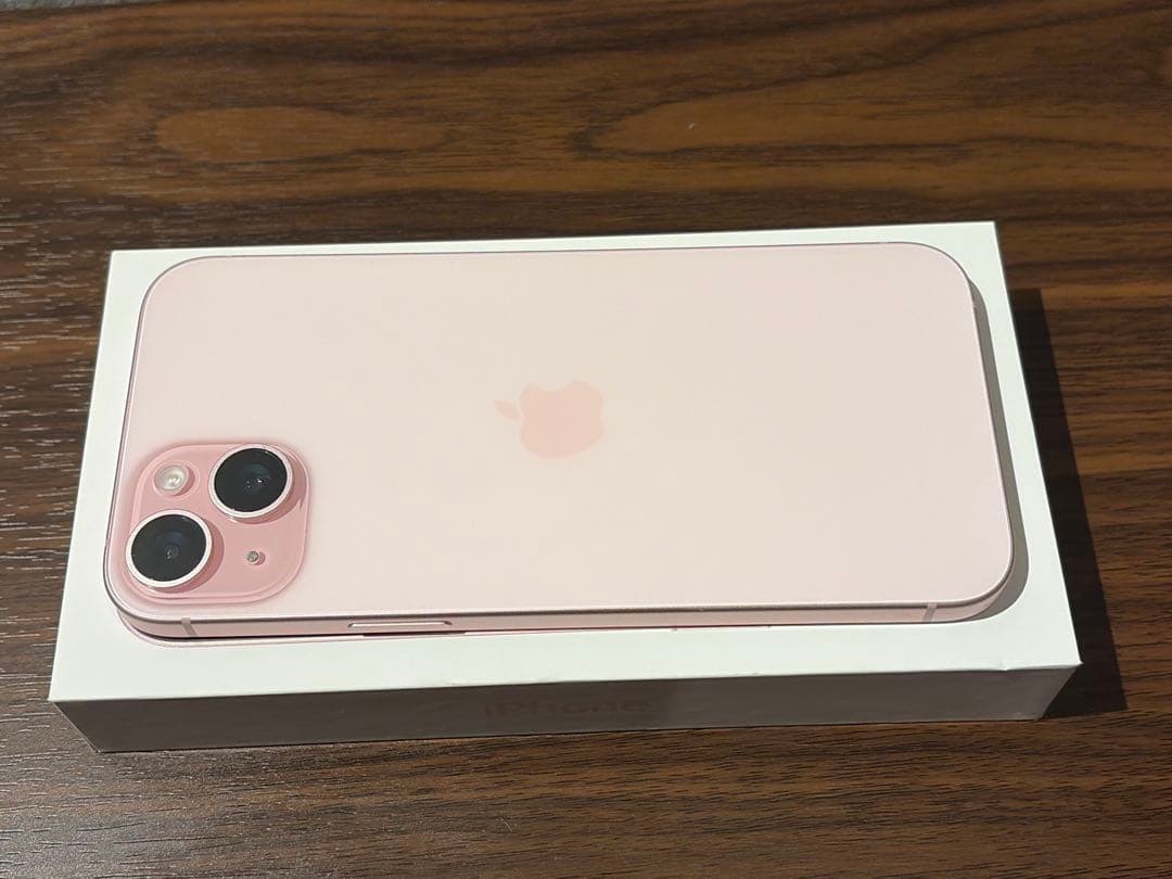 iPhone 15 plus 128GBピンク 本体(iFace付き)