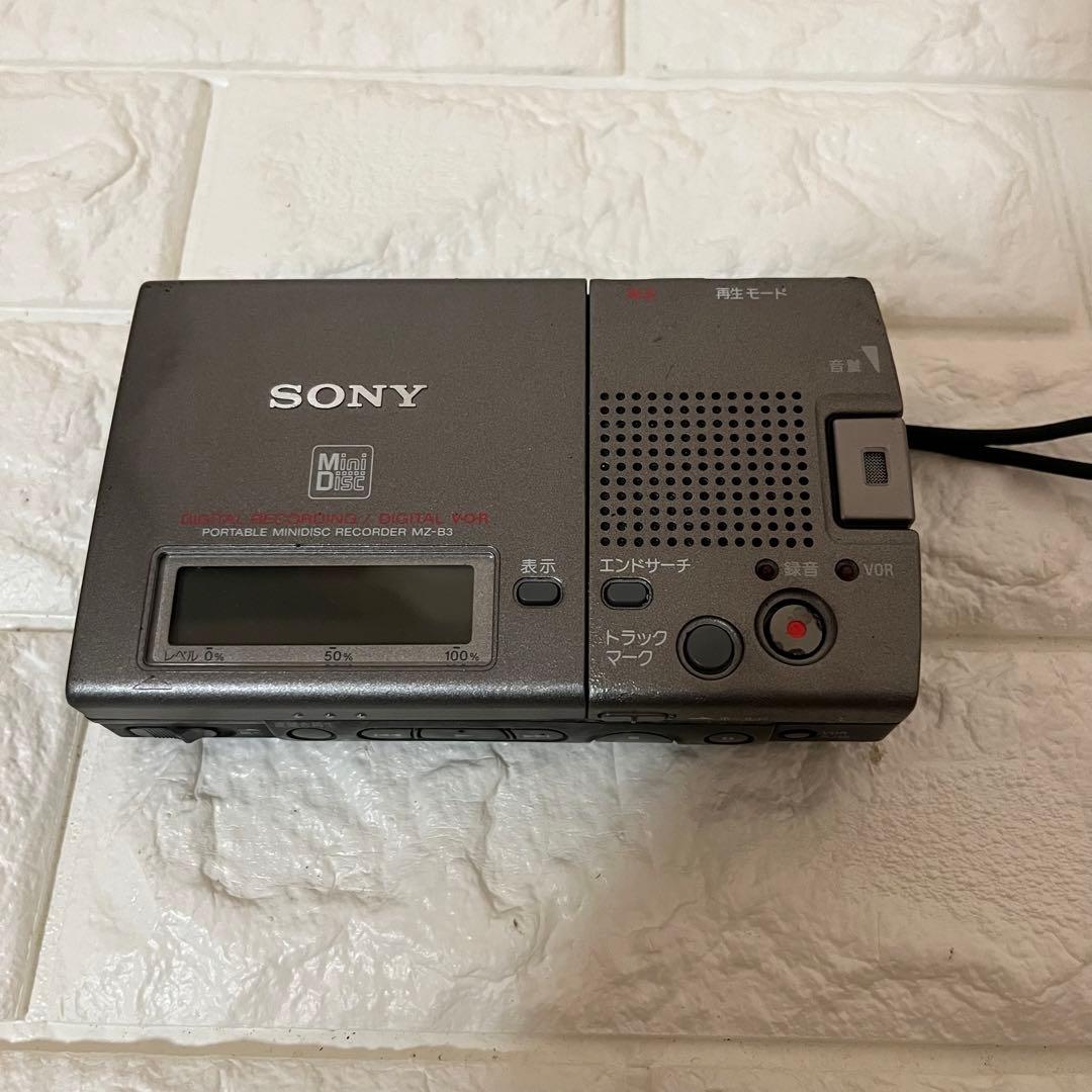 SONY MDレコーダー MZ-B3 動作未確認　ジャンク品