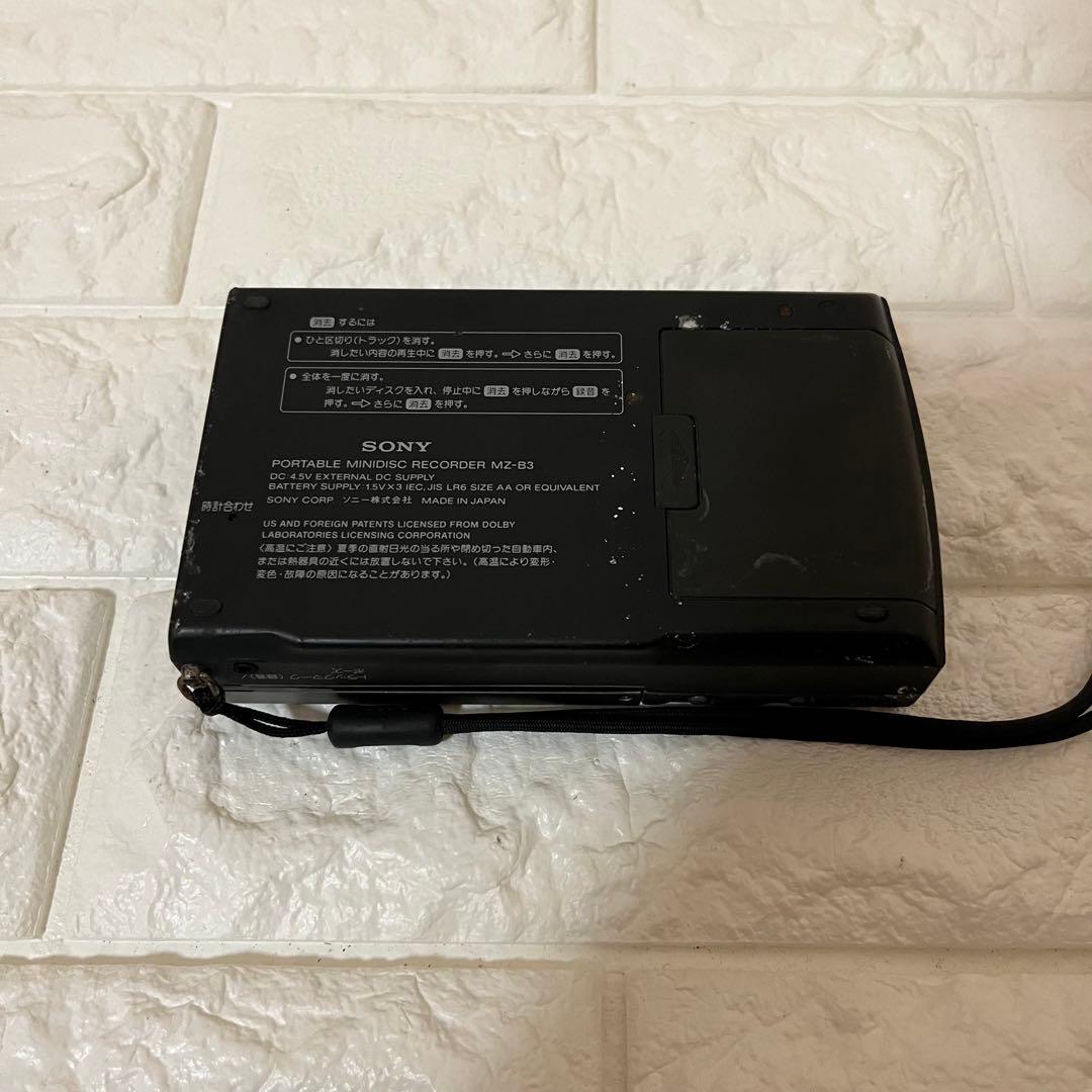 SONY MDレコーダー MZ-B3 動作未確認　ジャンク品