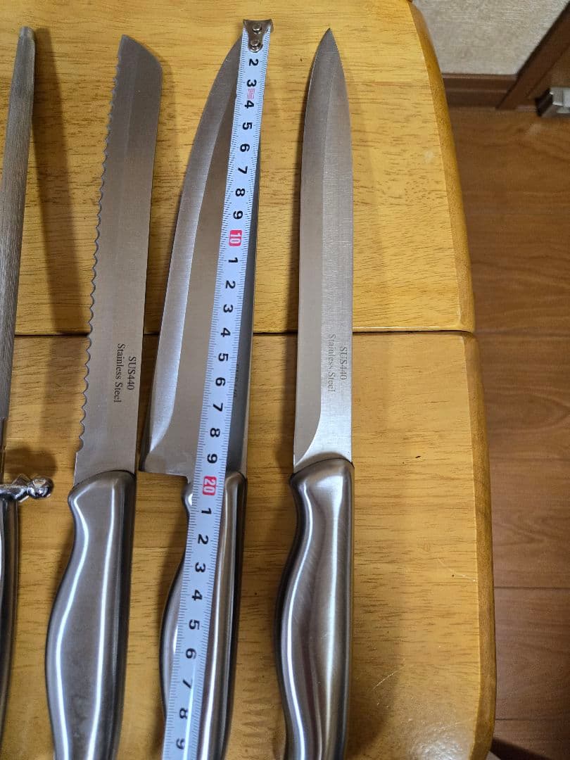 SUS440　ステンレススチール製包丁8本セット　まとめ売り‼️