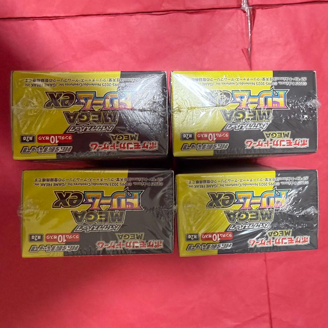 新品 ポケモンカード MEGAドリームex シュリンク付き 4BOX