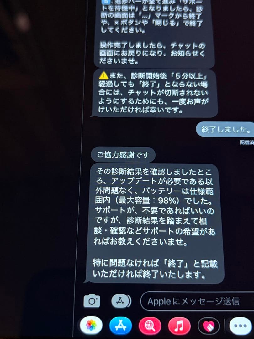 iPad mini 4 Wi-Fi 16GB Silver バッテリー容量98％