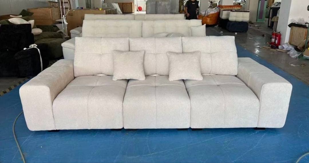 モダンファブリックソファ