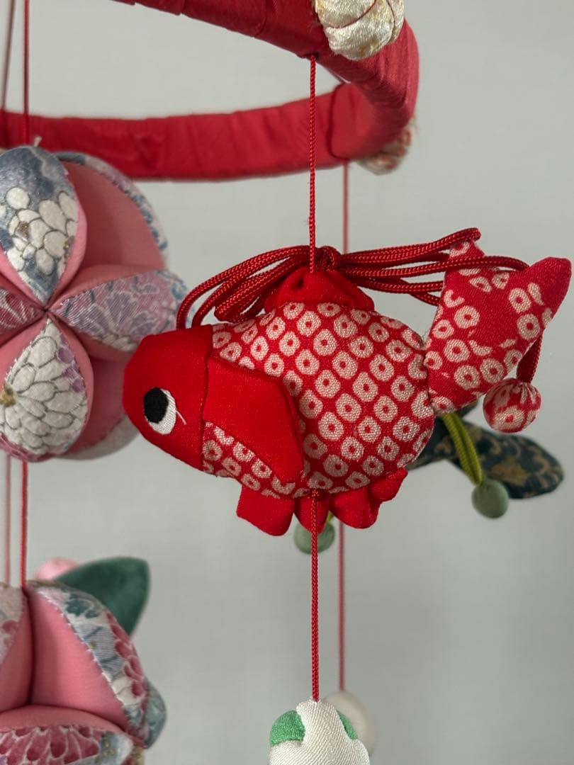 吊るし飾り　桃の節句の輪下げ(中)① 吊るし雛