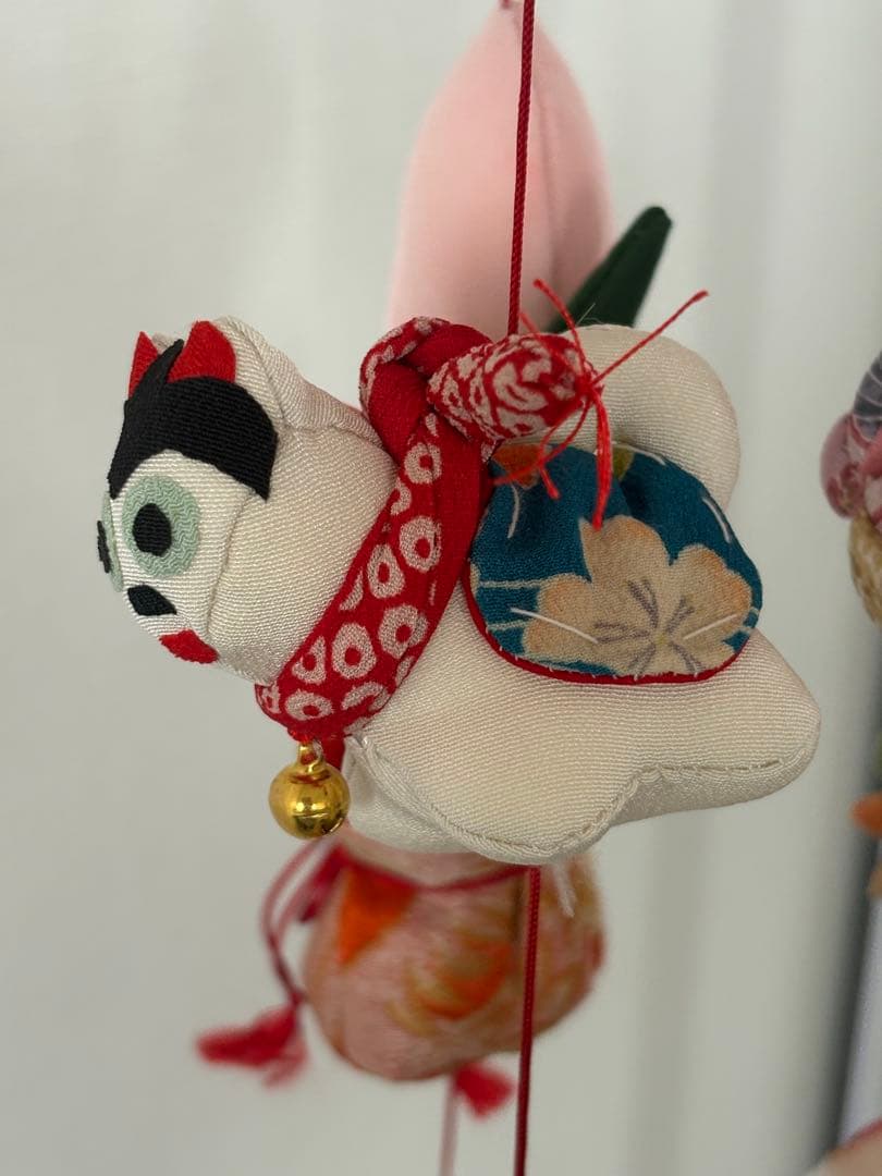 吊るし飾り　桃の節句の輪下げ(中)① 吊るし雛