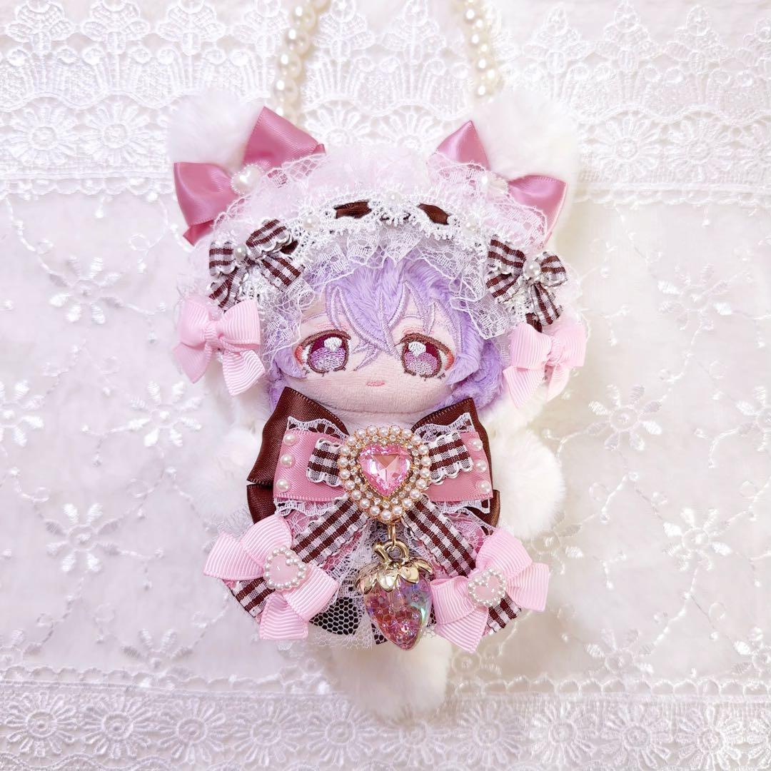 ショコラベリー　いつぬい　ぬい服　着ぐるみ　ブラウン　ねこ　ピンク　ちびぐるみ