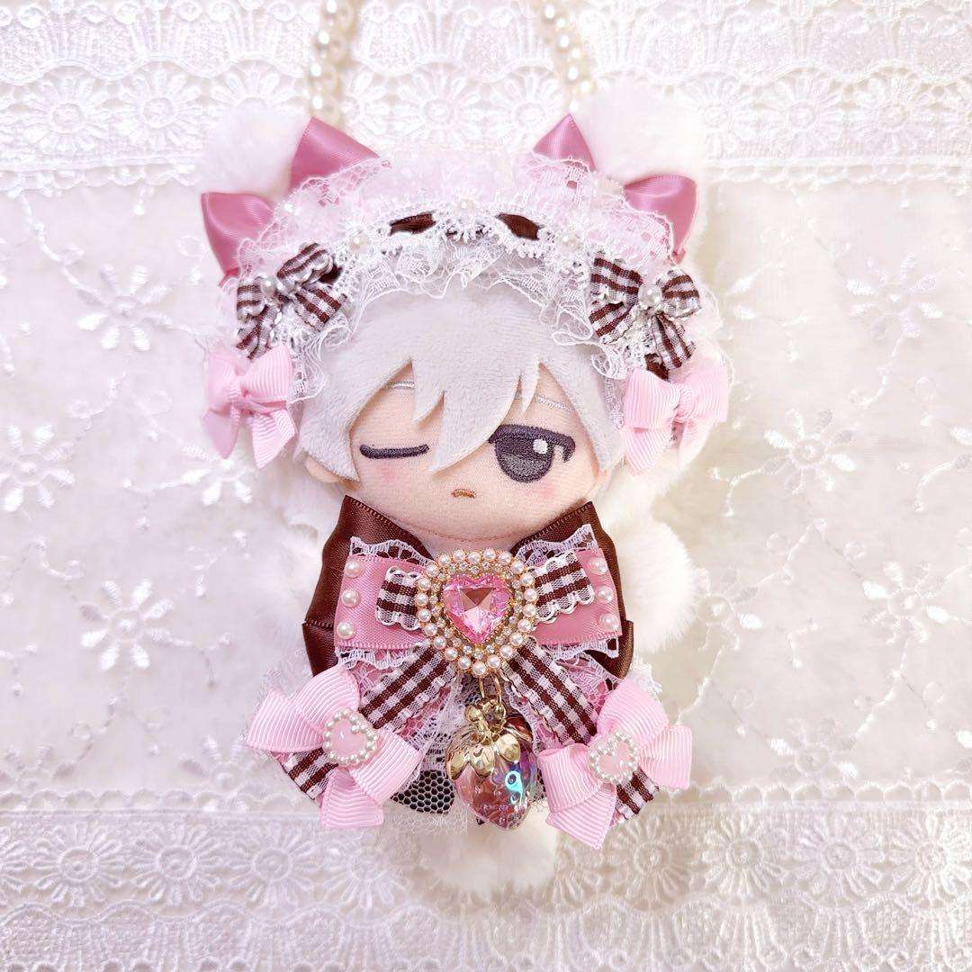 ショコラベリー　いつぬい　ぬい服　着ぐるみ　ブラウン　ねこ　ピンク　ちびぐるみ