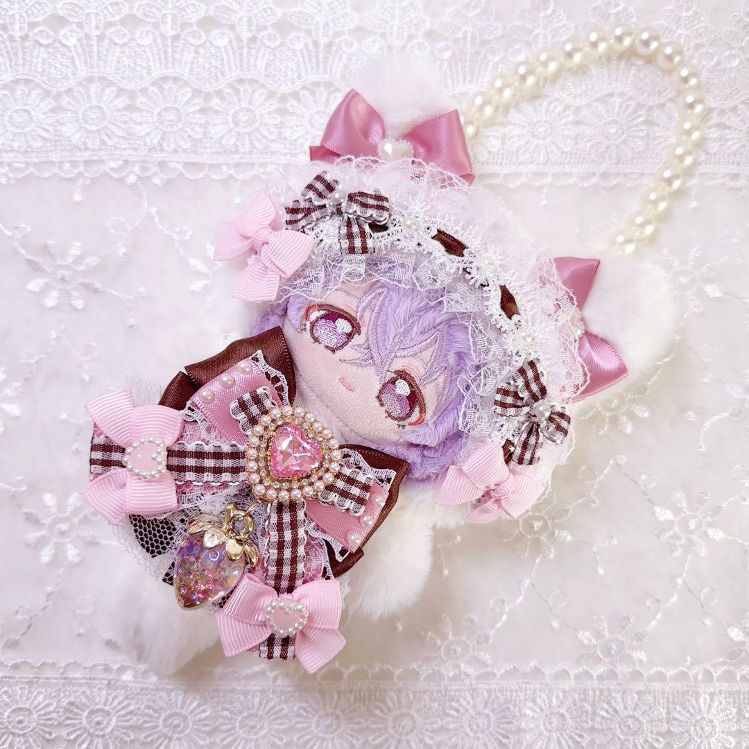 ショコラベリー　いつぬい　ぬい服　着ぐるみ　ブラウン　ねこ　ピンク　ちびぐるみ