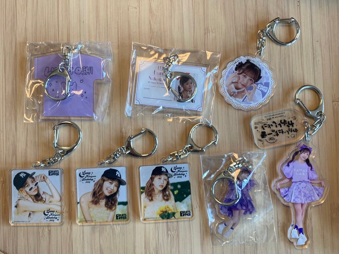 Fruits Zipper 推しアピユニフォームLUNAアクキー付き　仲川瑠夏