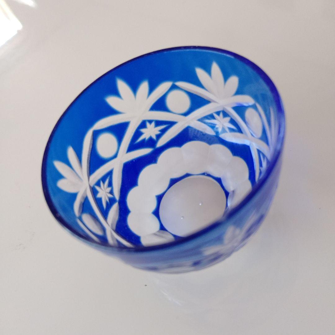 蓋つき煮物椀 陶磁器製/切子グラス/湯呑み 4点セット