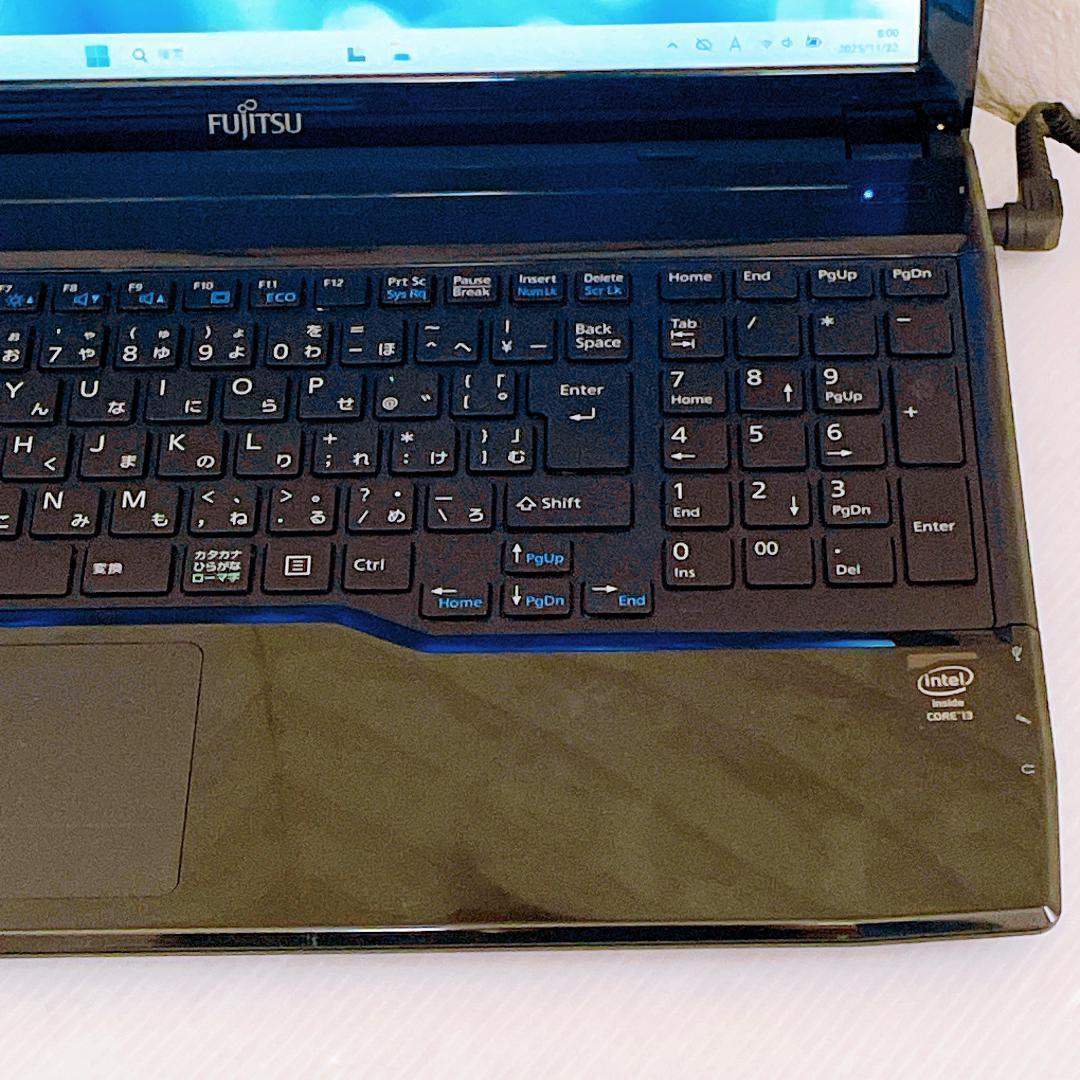 富士通 Windows11 ノートパソコン 快速 SSD ノートPC