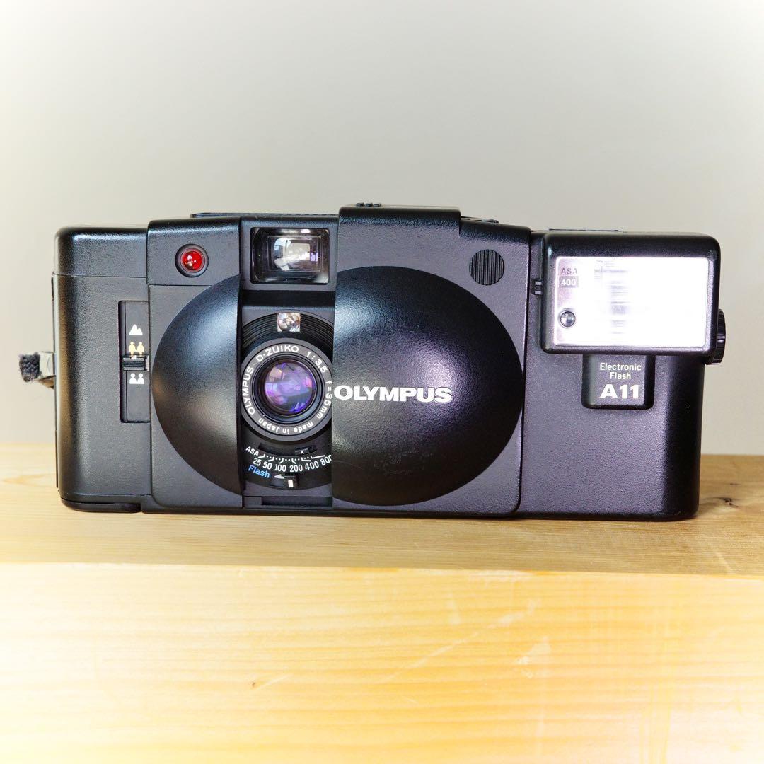OLYMPUS XA2 + A11フラッシュ　動作品
