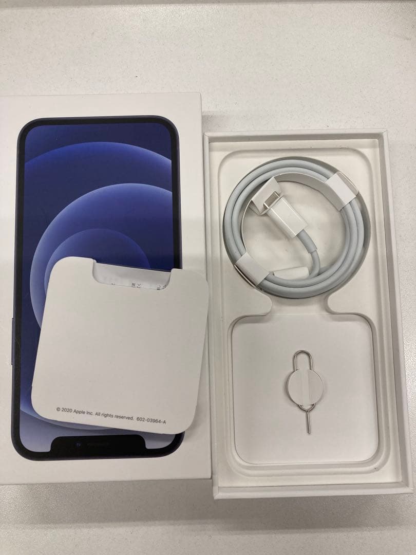 iphone12mini 64G ブラック本体　ガラスフィルムおまけ付き