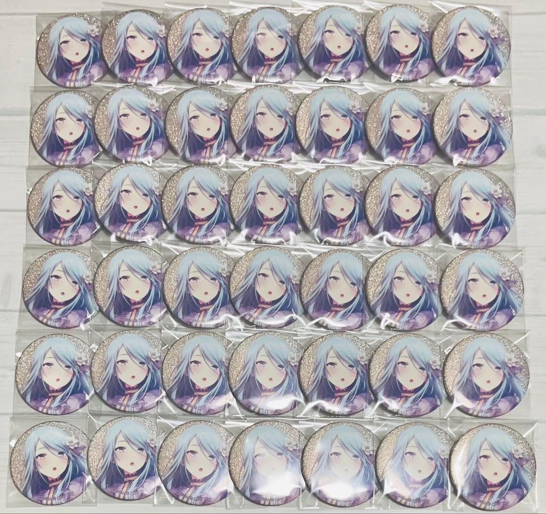 プロセカ　日野森雫　17B グリッター缶バッジ　キャススペ