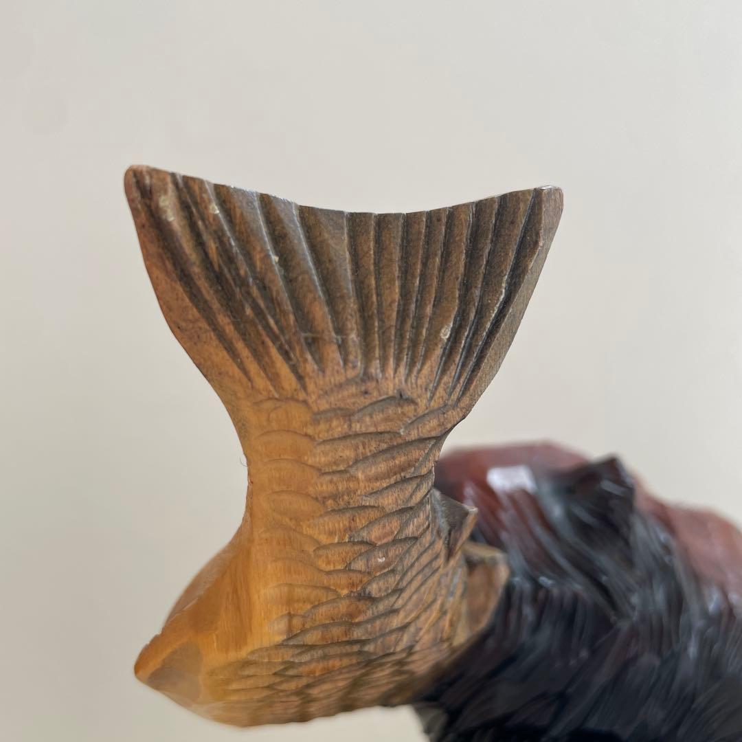 木彫　熊　一点物　彫刻　北海道民芸品　伝統工芸品　古物　骨董