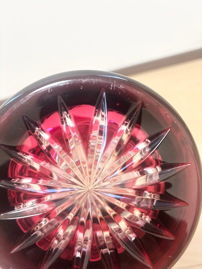 【美品】NACHTMANN BLEIKRISTALL 花瓶　フラワーベース 切子