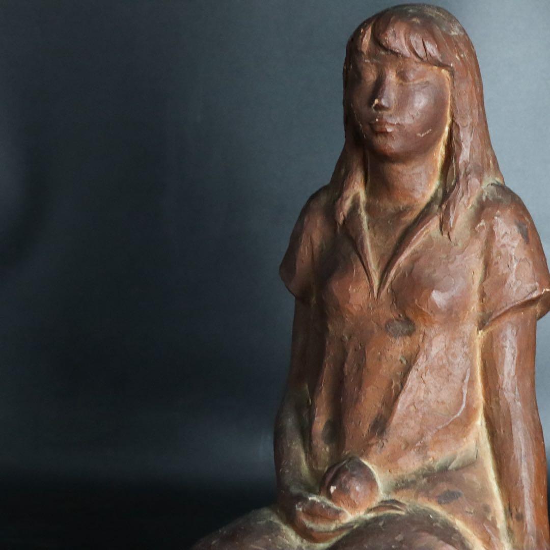 彫刻家 洞澤今朝夫（南玲）作 テラコッタ