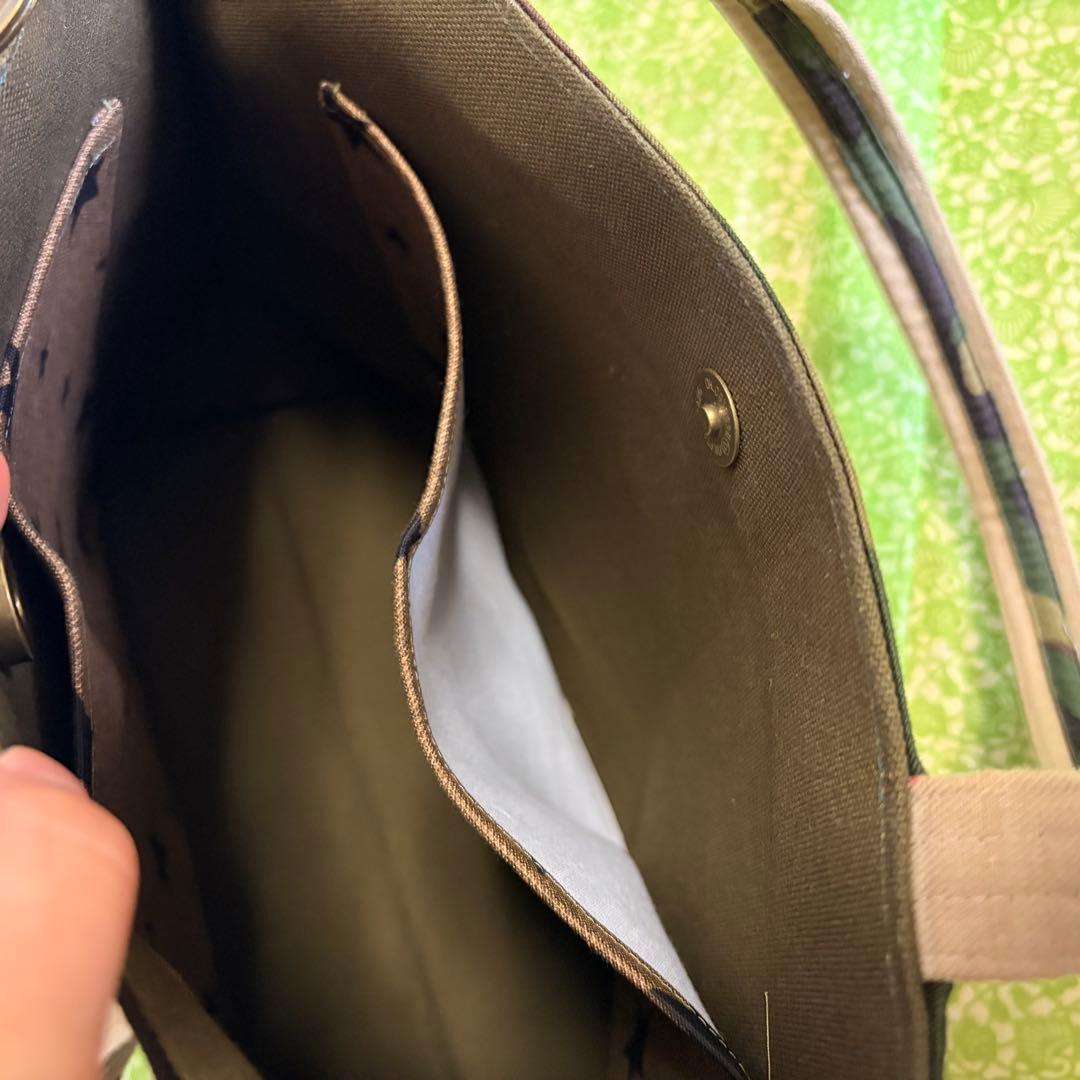 デニムリメイクトートバッグ U.S.ARMY ミリタリー 迷彩 Y2K