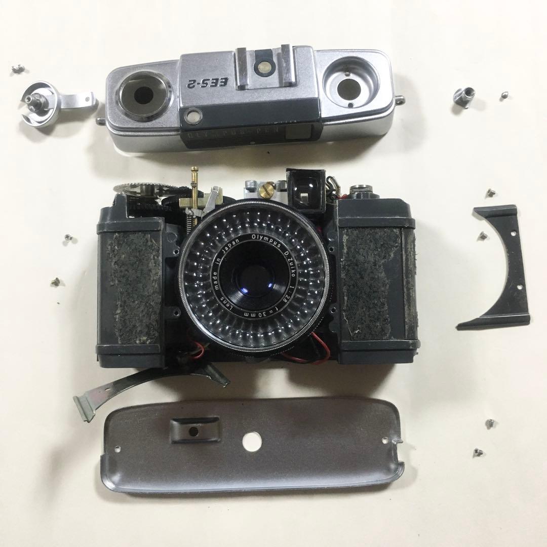【作動保証1ヶ月】整備済　OLYMPUS PEN EES-2 オリンパスま