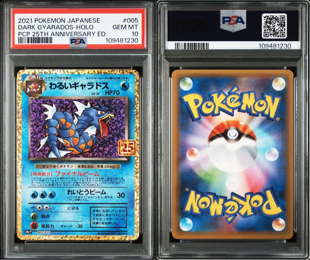 【PSA10】 ポケモンカード　わるいギャラドス 25th プロモカードパック