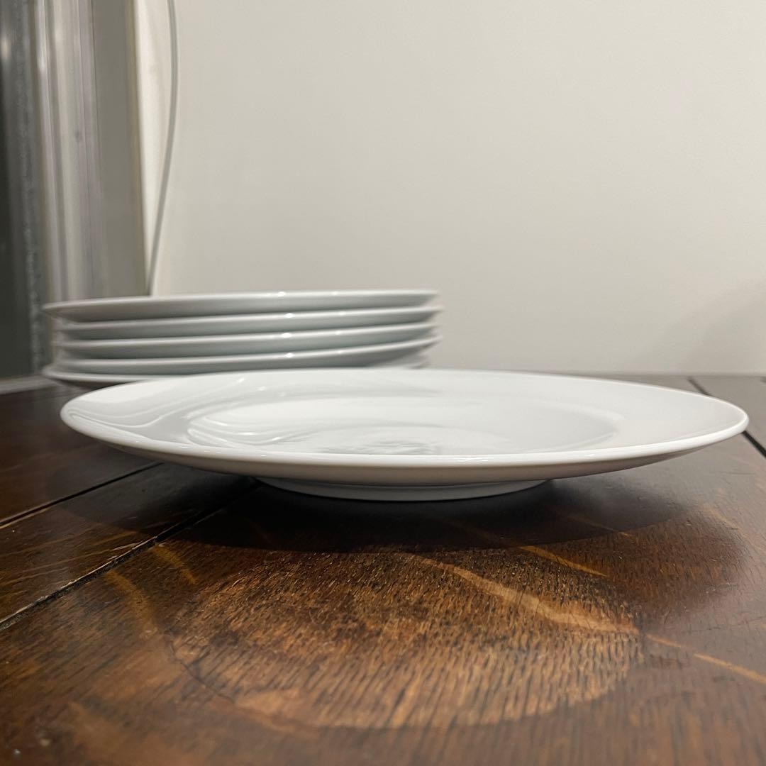 リチャードジノリ　インペロホワイト　6セット　白磁　ディナープレート 29cm