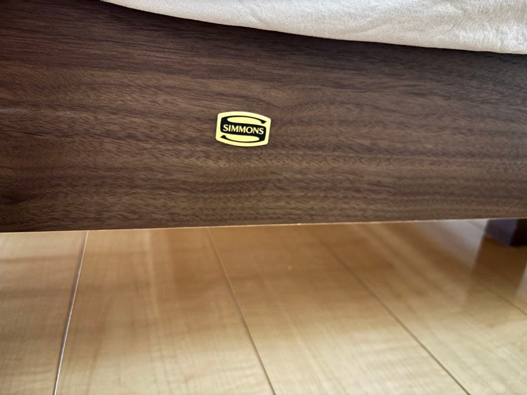 シモンズ　ベッドフレーム　セミダブル