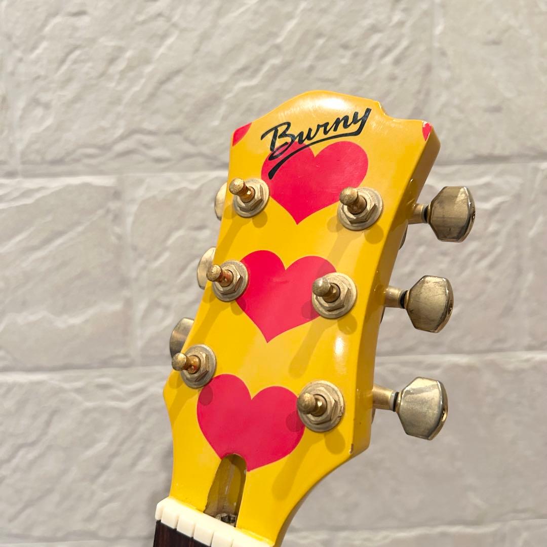 希少 BURNY YH-JR hideモデル アンプ内蔵 モッキンバード ギター