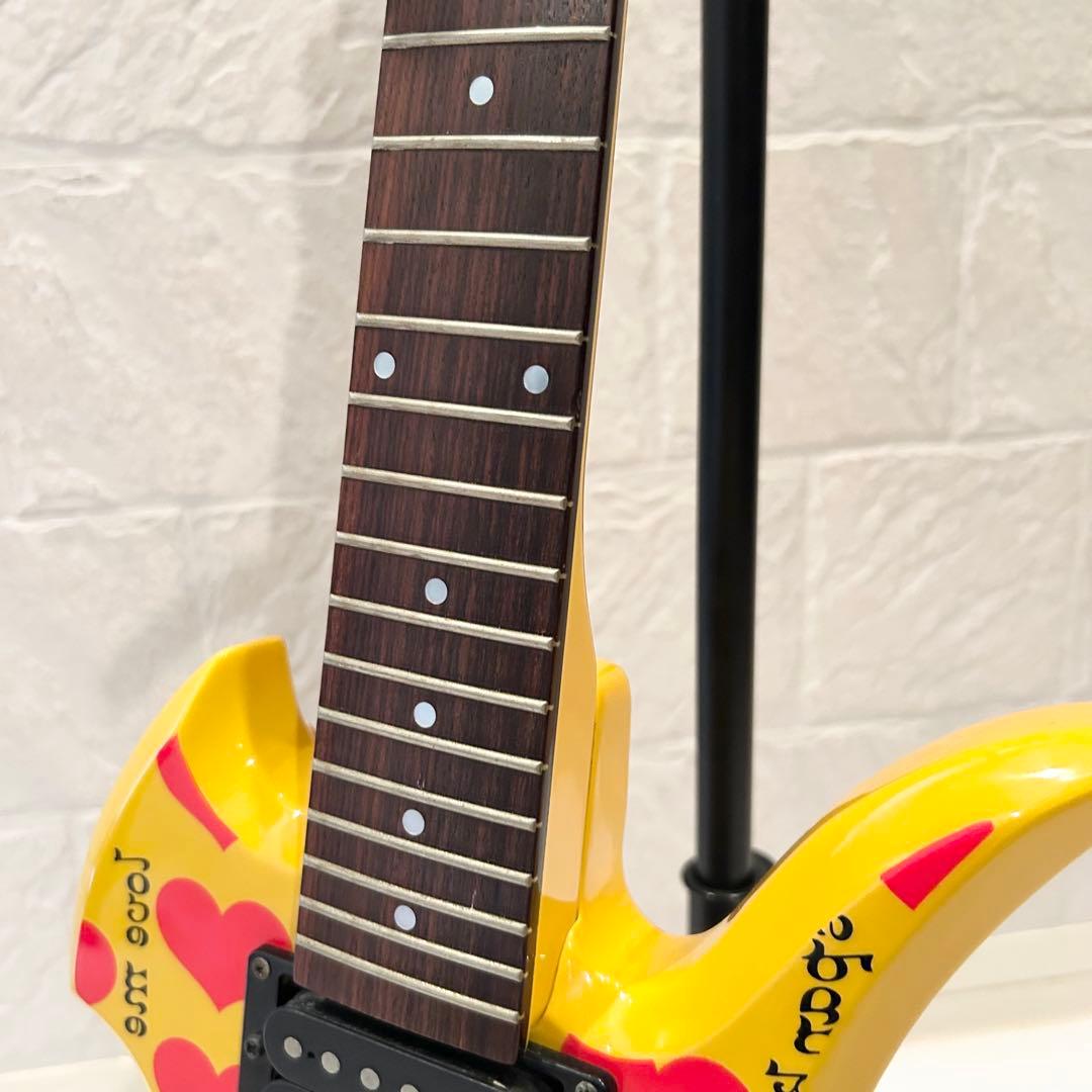 希少 BURNY YH-JR hideモデル アンプ内蔵 モッキンバード ギター