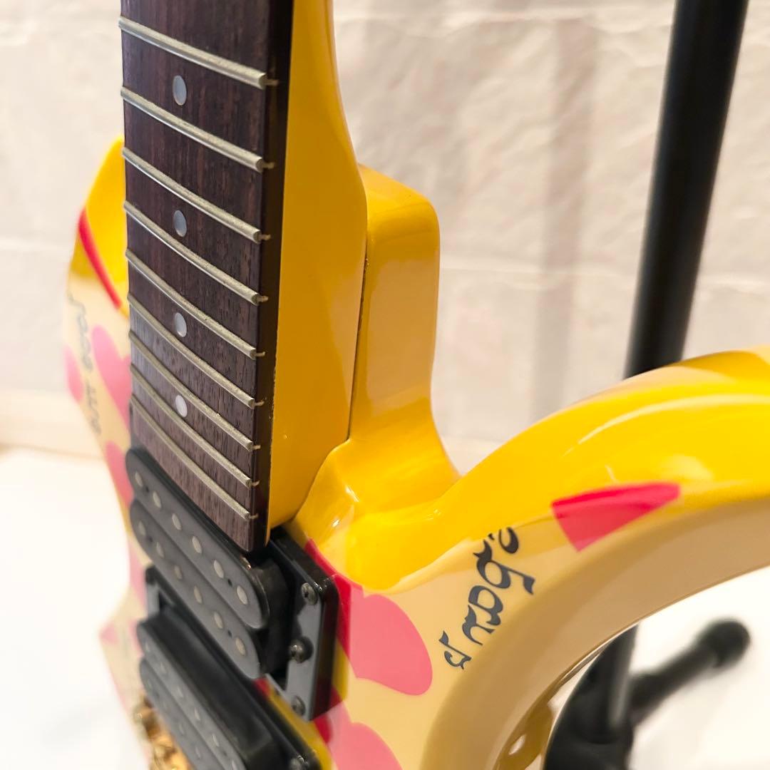 希少 BURNY YH-JR hideモデル アンプ内蔵 モッキンバード ギター