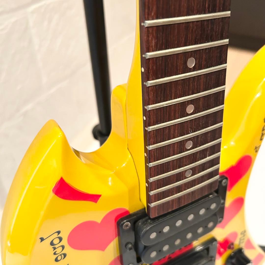 希少 BURNY YH-JR hideモデル アンプ内蔵 モッキンバード ギター