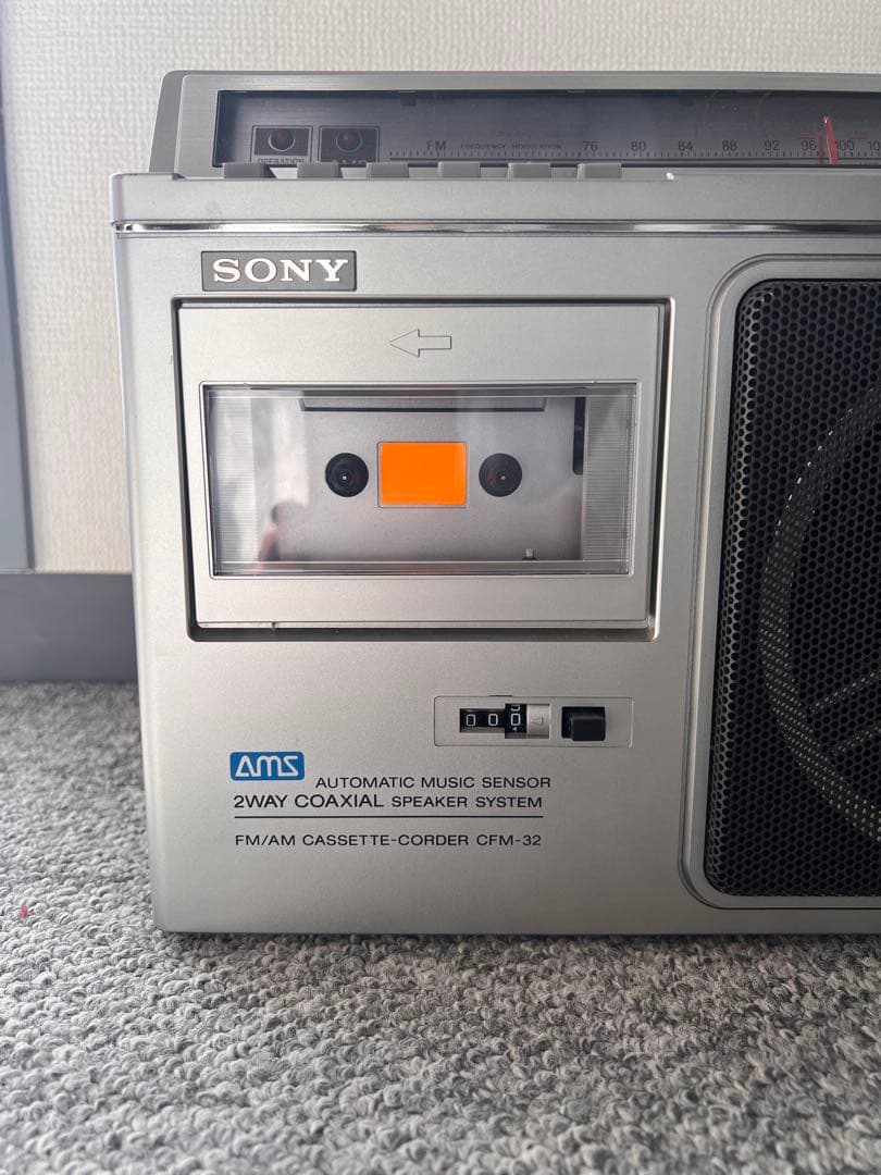 SONY CFM-32 FM/AM カセットレコーダー