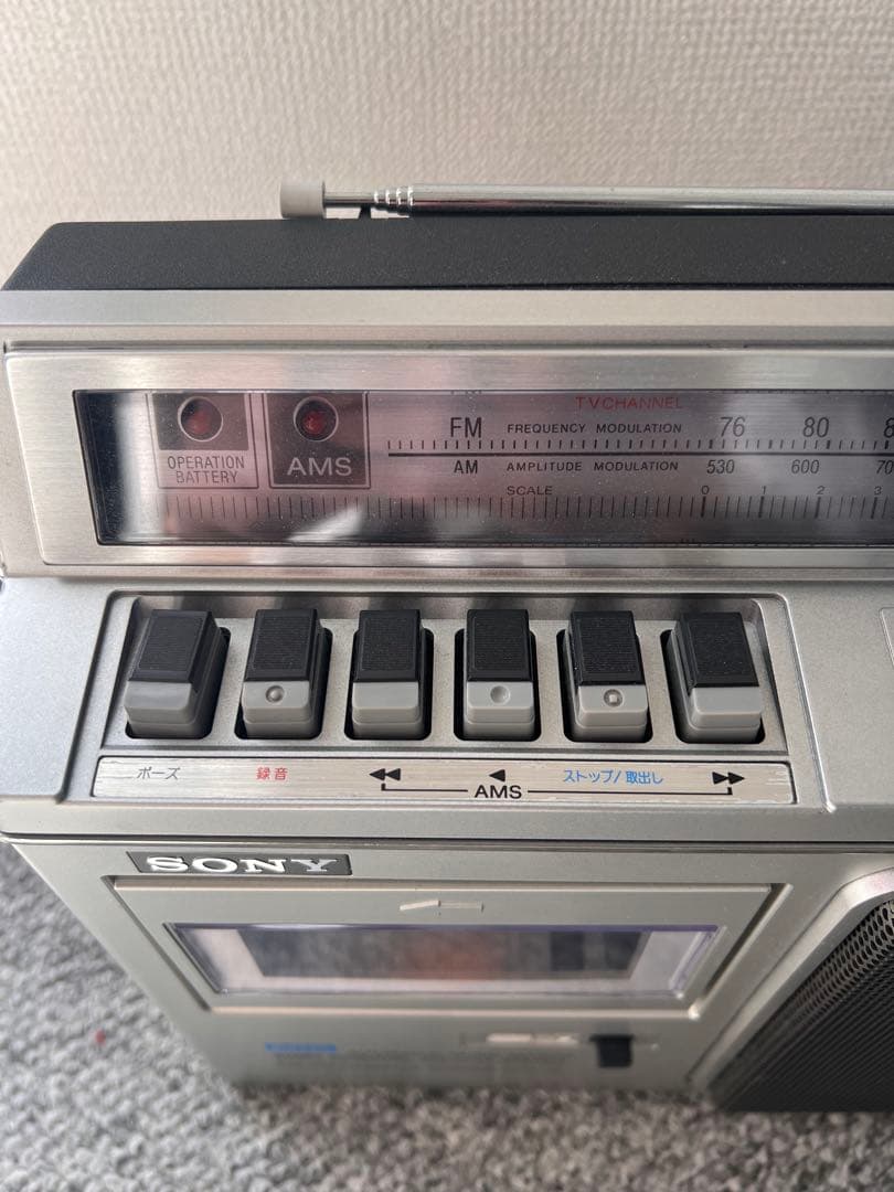 SONY CFM-32 FM/AM カセットレコーダー