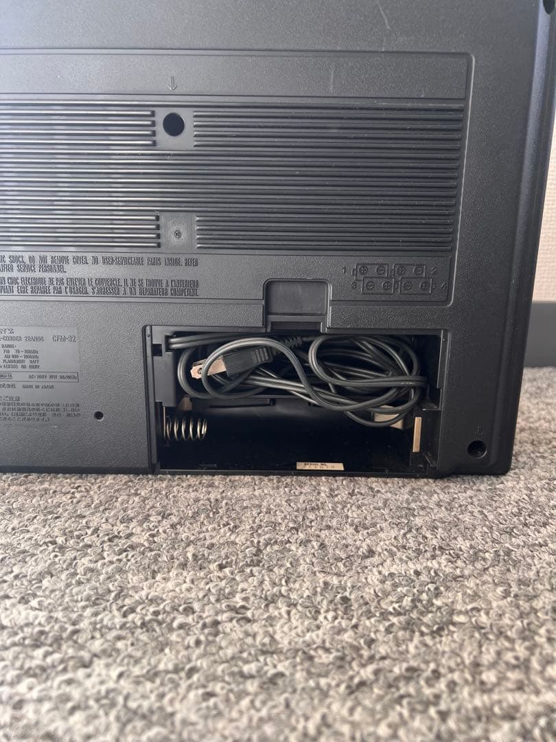 SONY CFM-32 FM/AM カセットレコーダー