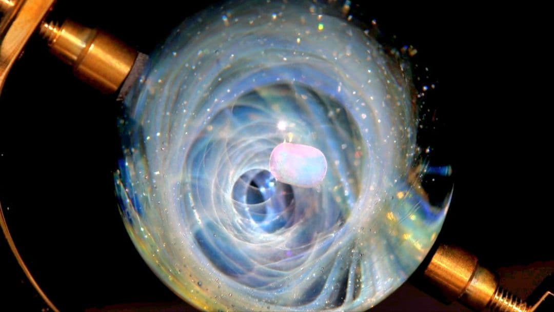 生前整理 宇宙ガラス スタンド付き