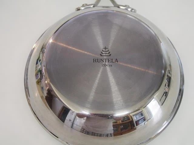 RUSTELA ステンレススチール フライパン 20cm&24cm 2個セット