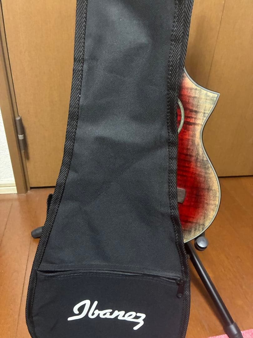 Ibanez アコースティックピッコロギター レッド