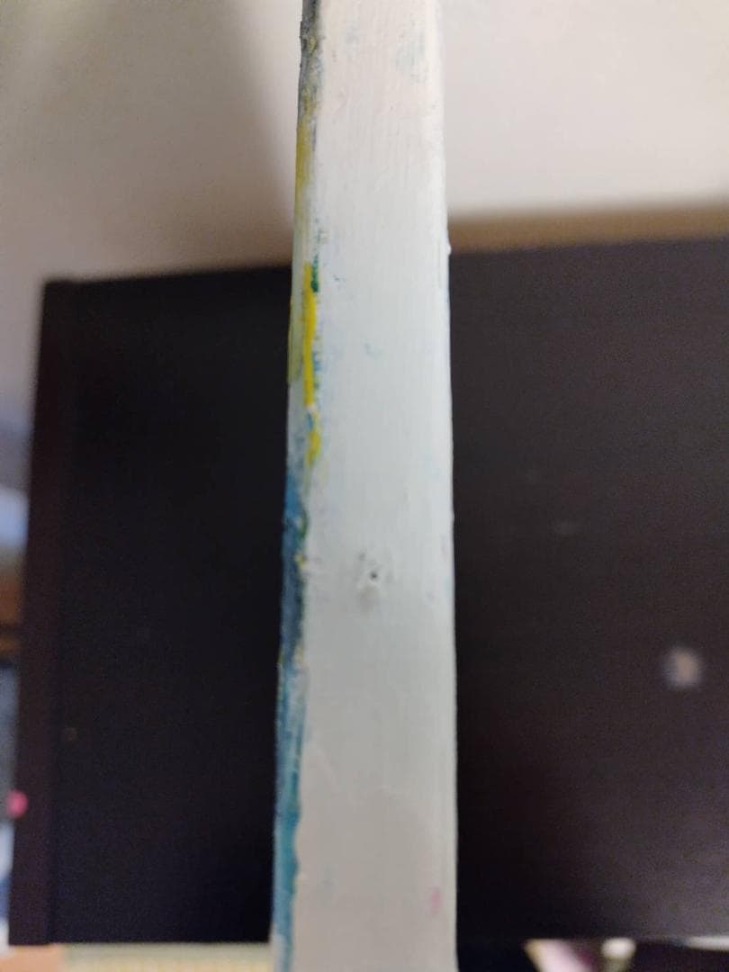 【真作】現代アート「無題」F3号 原画 N.MIKA 2024年制作 抽象画