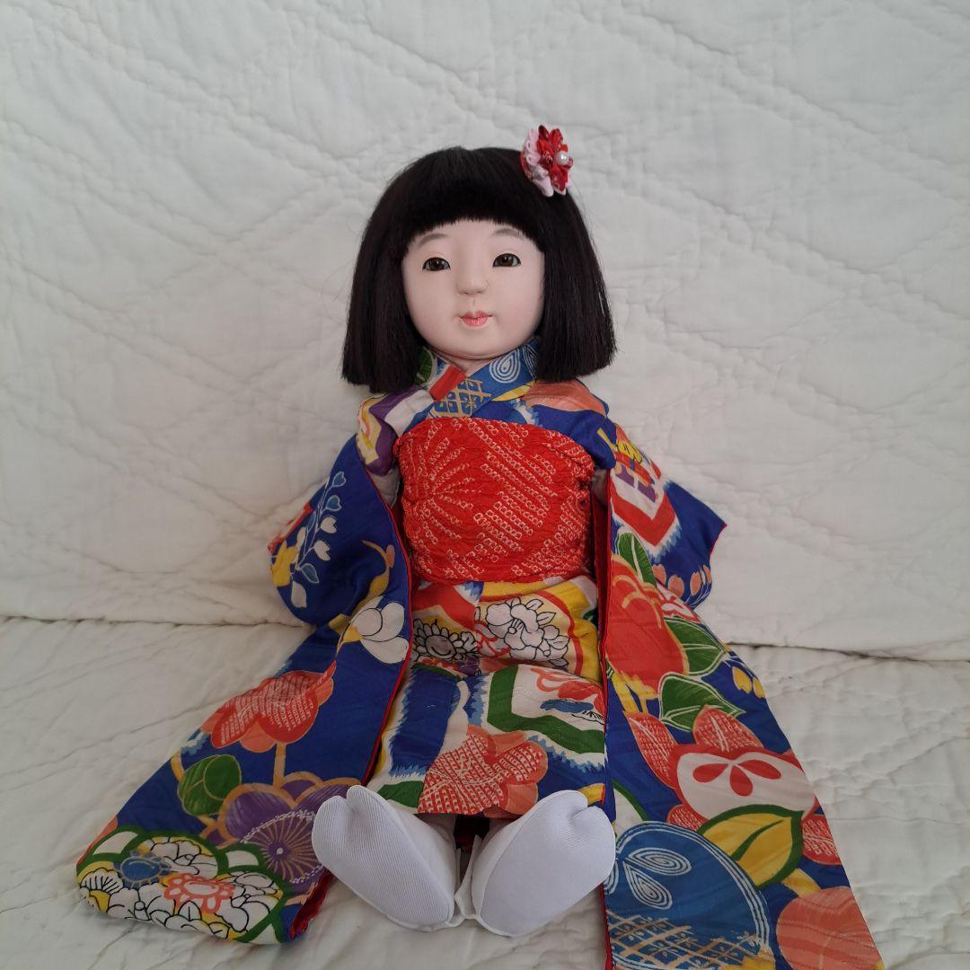 昭和初期　市松人形　42㎝