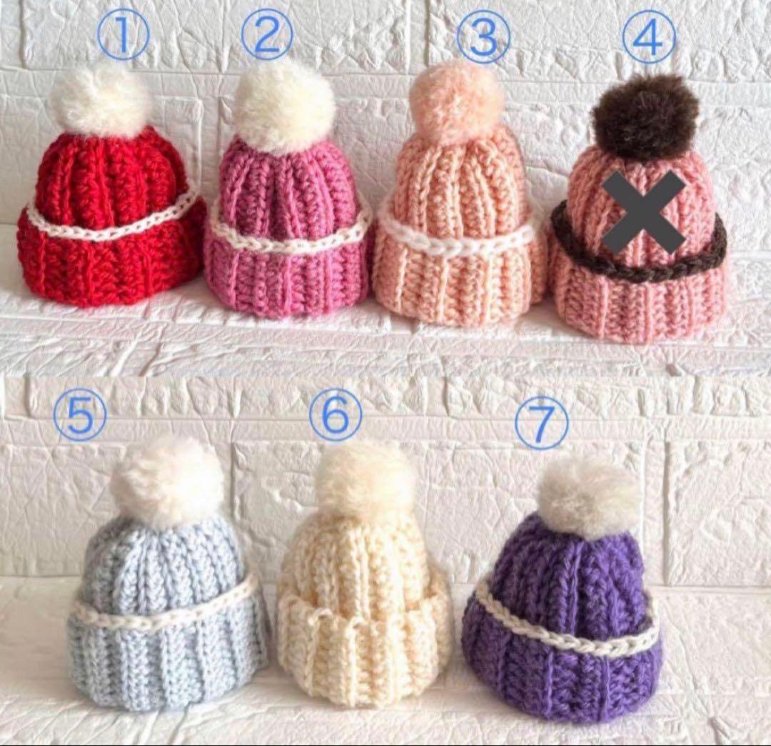 ★オーダーページ 10cmぬい服 ニット帽マフラー付き skzoo 帽子