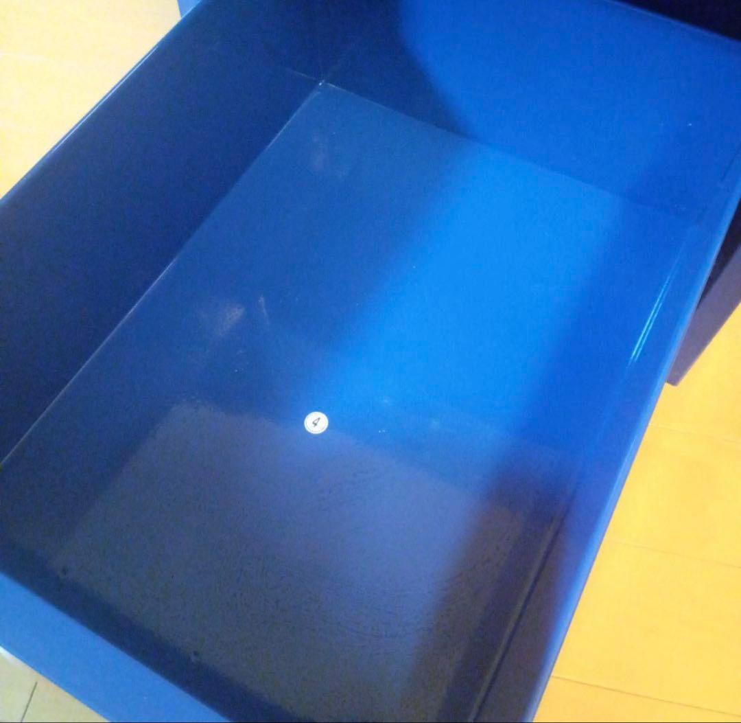 スペースエイジ　レトロポップ　キャビネット ブルー