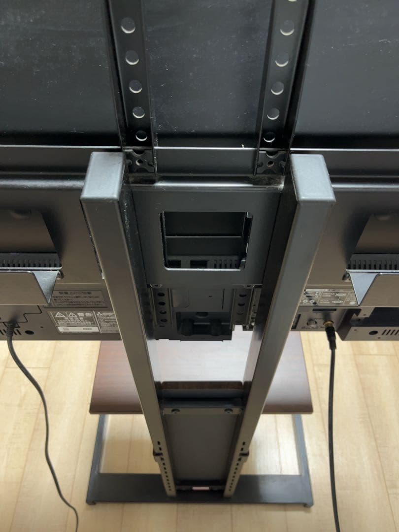 三菱 32型テレビ＆壁寄せスタンド セット（取付金具付）