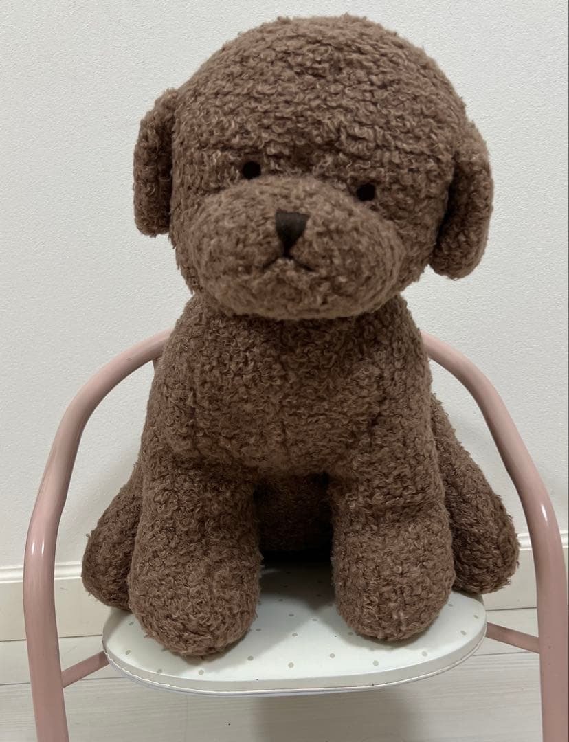 新品タグ付き　ジェラートピケ　トイプードルティッシュケース　ジェラピケ　もこもこ