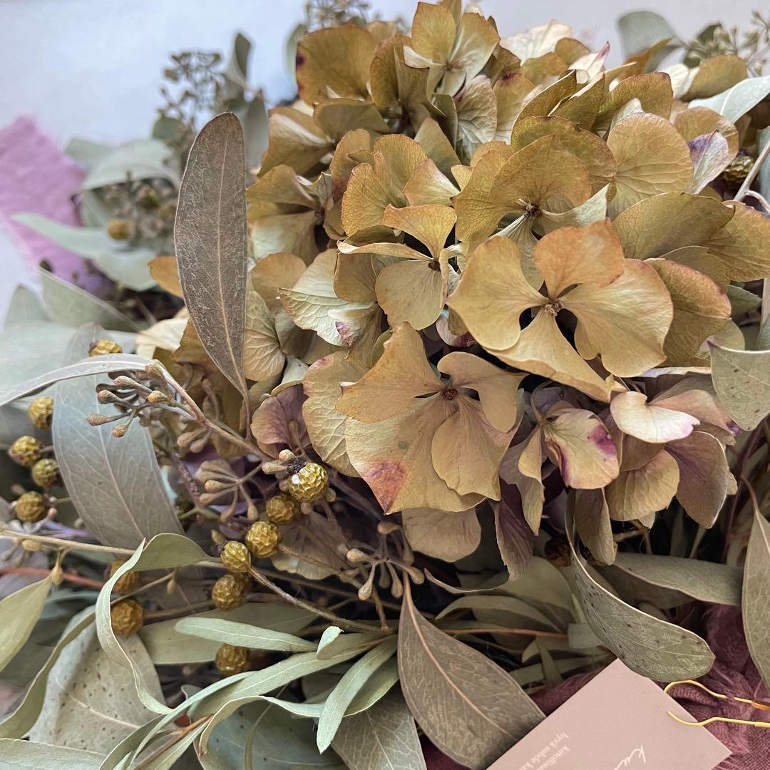 2.アキイロ紫陽花スワッグ