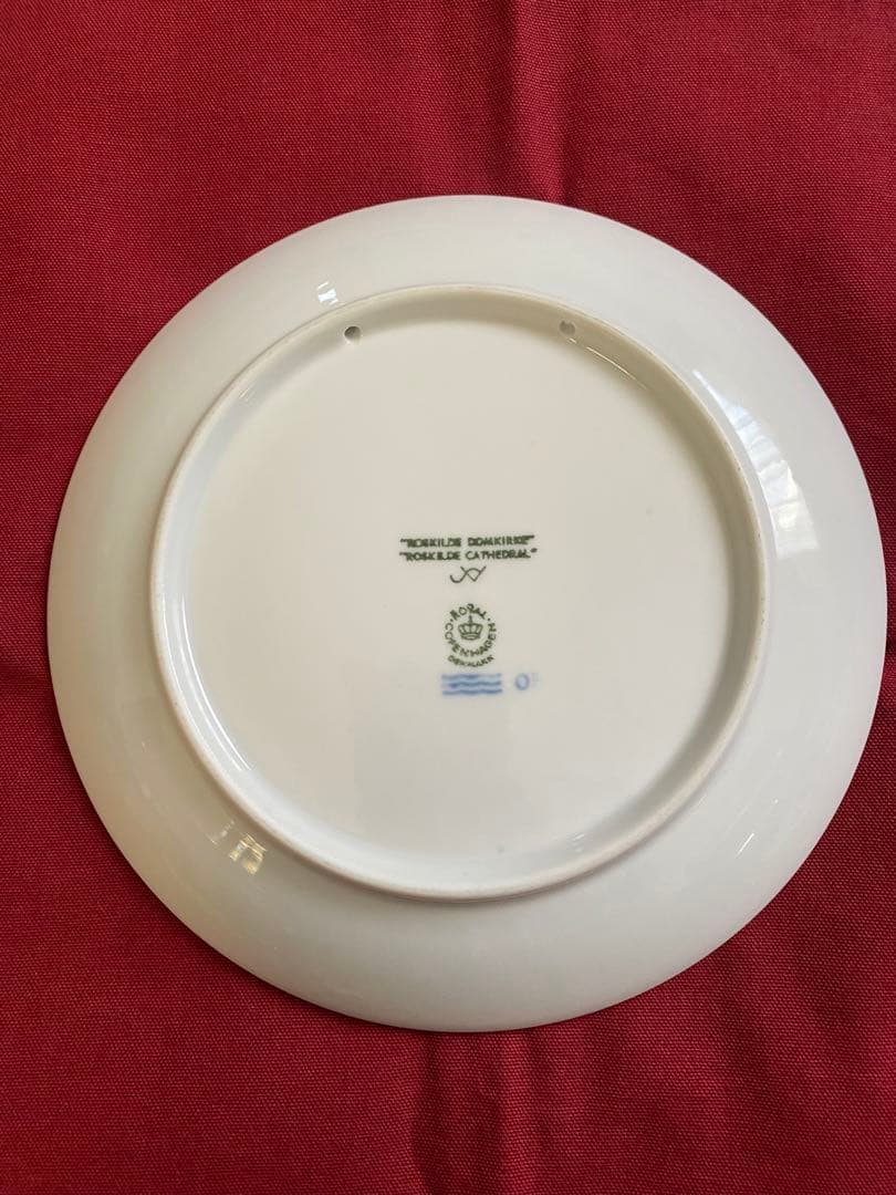 コペンハーゲン1997年 陶器皿 冬の風景