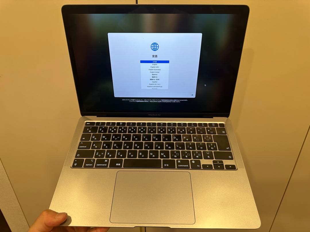 【美品】MacBook Air M1 2020年モデル 8GB / 512GB