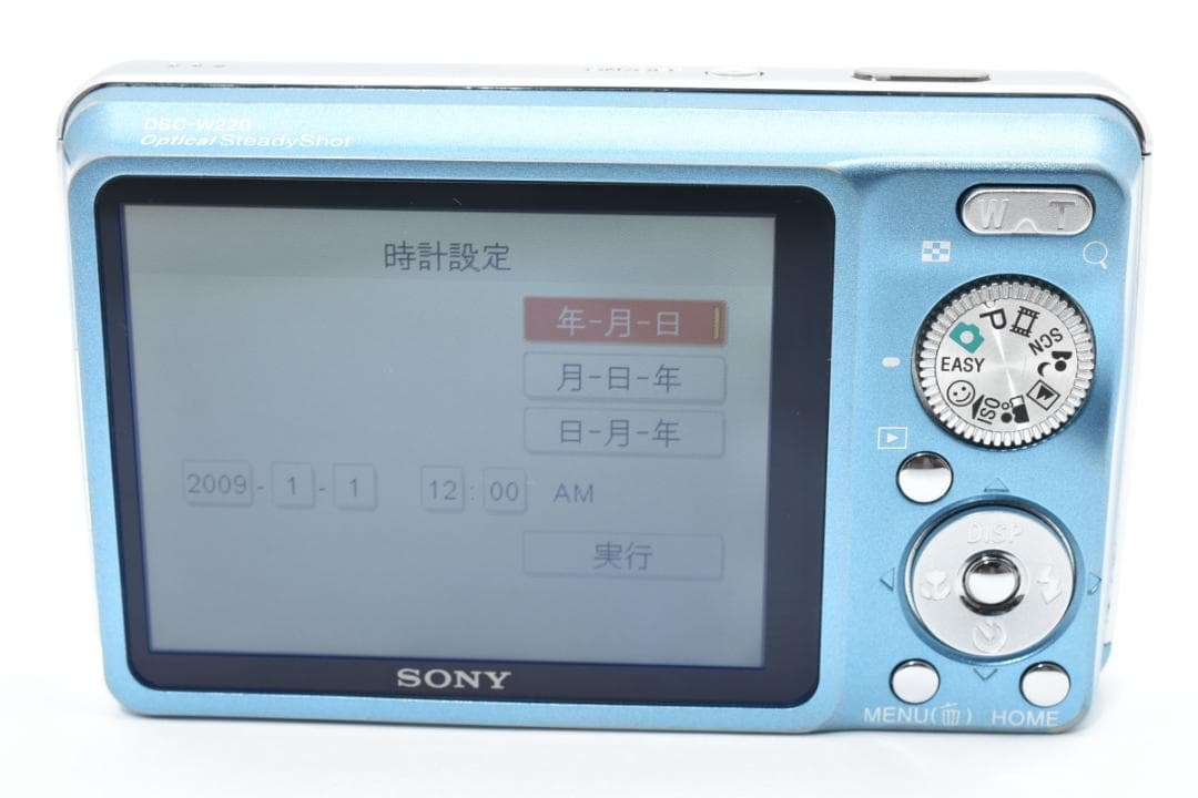 ソニー 　SONY Cyber-shot DSC-W220 ブルー