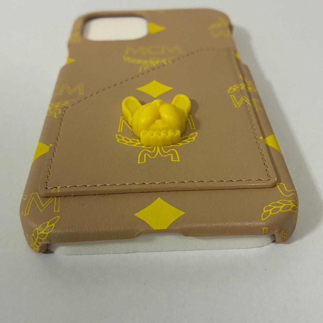 MCM ベージュ iPhone1212proケース フレブル 未使用